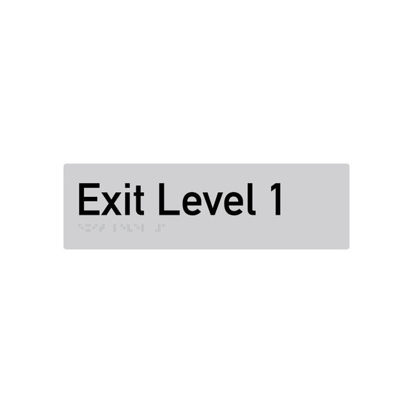 Exit Level 1, SNA Aluminium with Classic design. (01 Exit Alu)