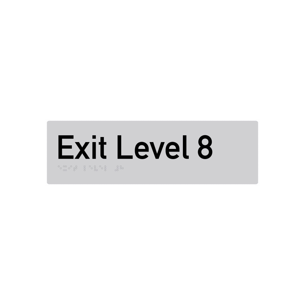 Exit Level 8, SNA Aluminium with Classic design. (08 Exit Alu)