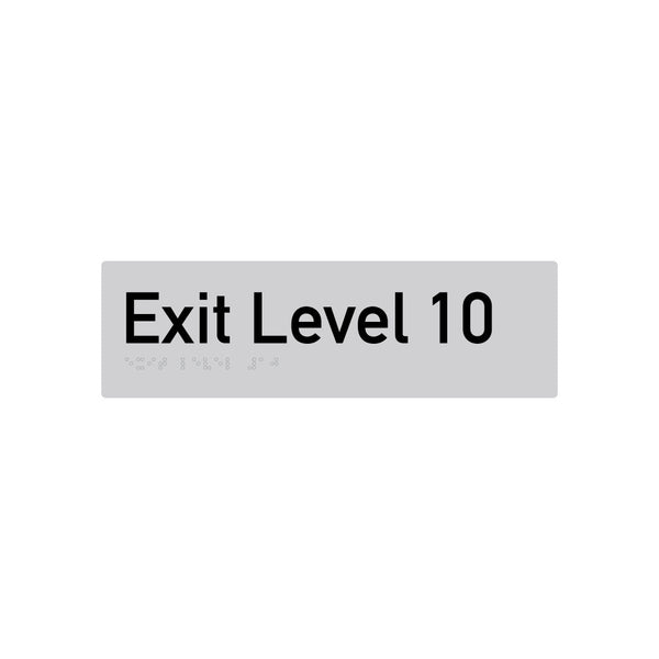 Exit Level 10, SNA Aluminium with Classic design. (10 Exit Alu)