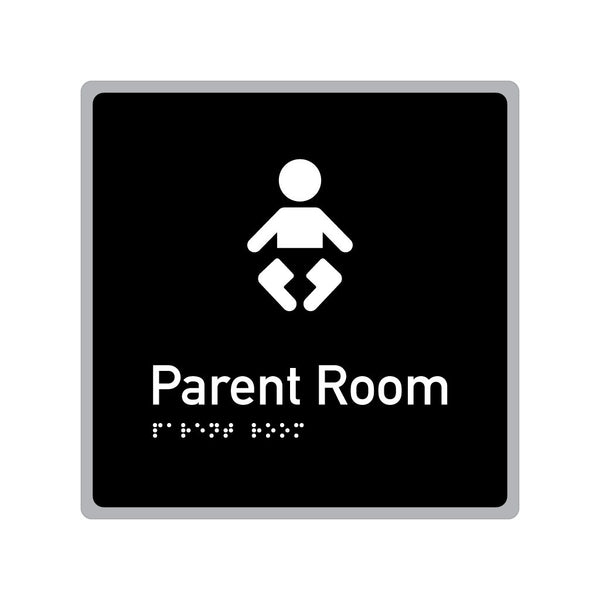 Parent Room, SNA Aluminium "Mono" with Black Background. (K PR 127)