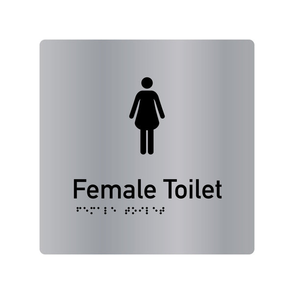 Female Toilet, SNA Aluminium with Classic design. (AC FT 301)