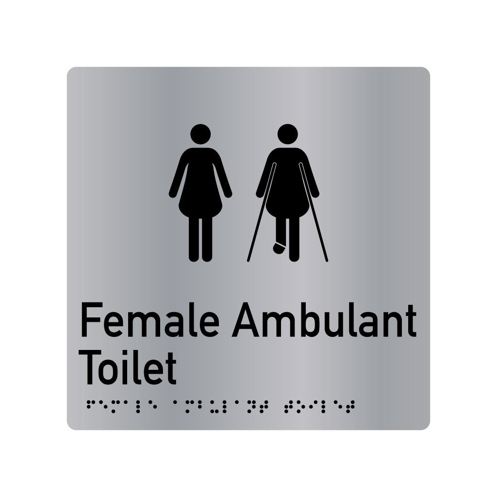 Female Ambulant Toilet, SNA Aluminium with Classic design. (AC FAT 305)