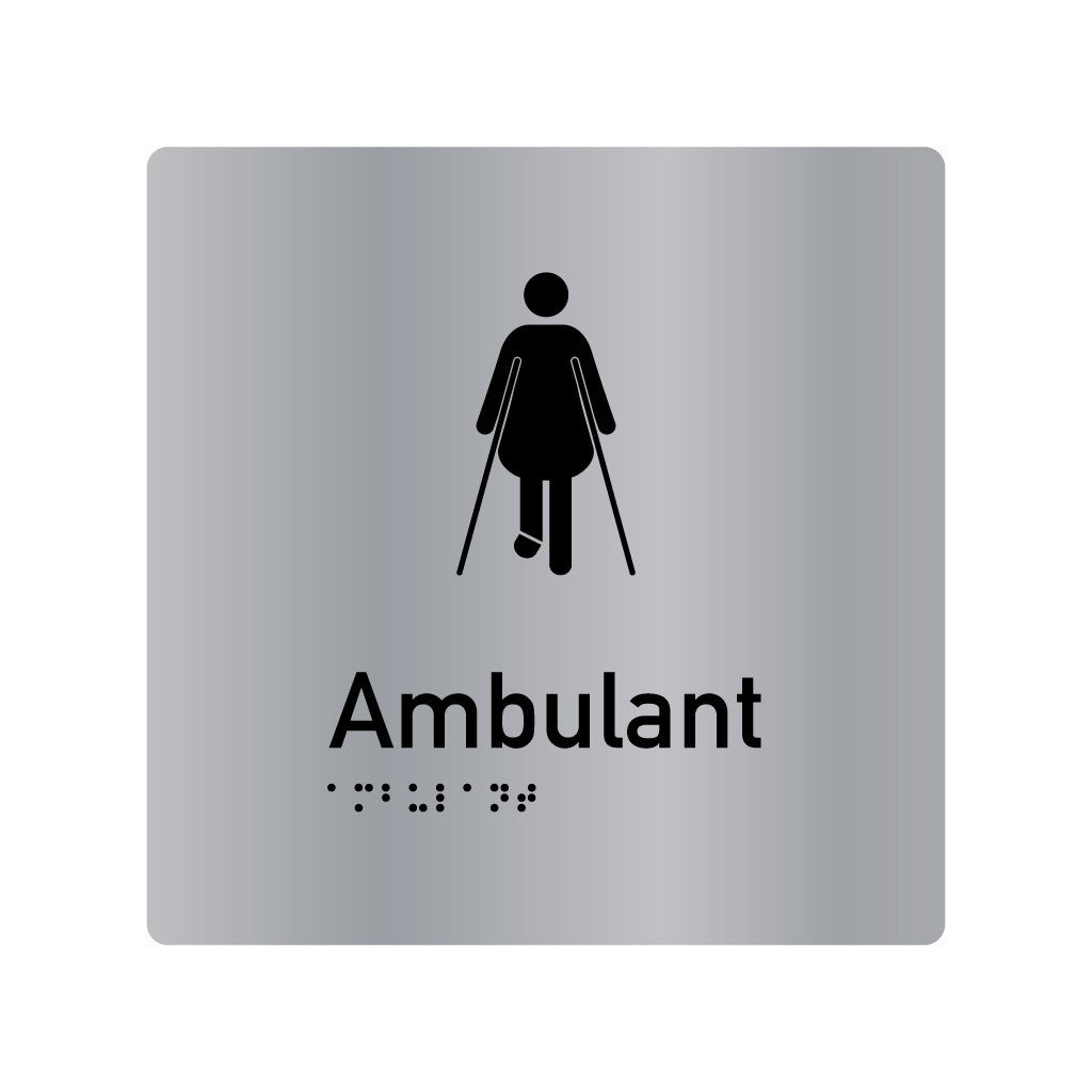 Ambulant Female, SNA Aluminium with Classic design. (AC AF 307)