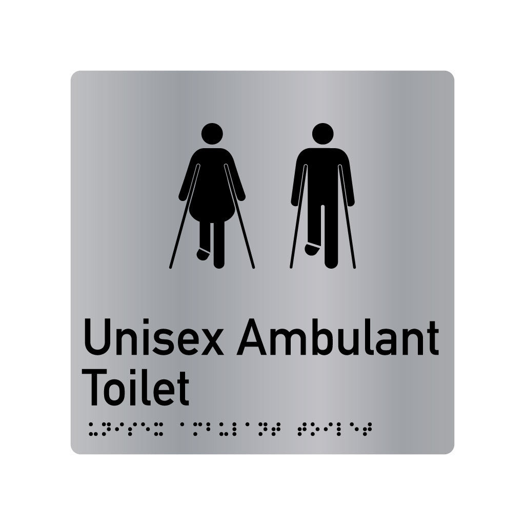 Unisex Ambulant Toilet, SNA Aluminium with Classic design. (AC UAT 310)
