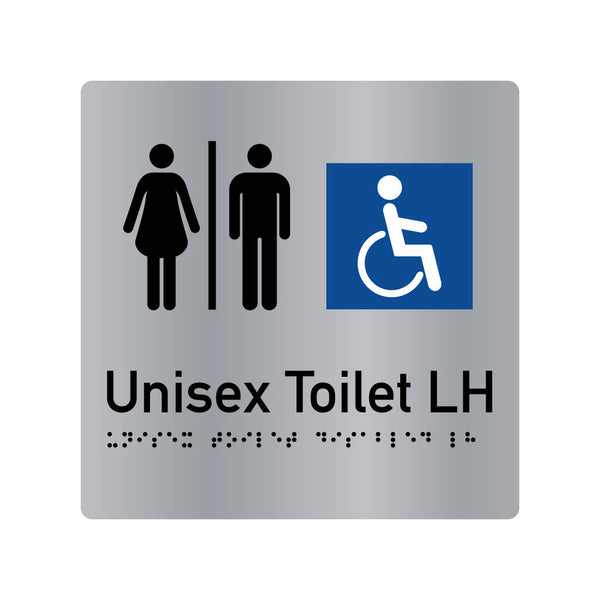 Unisex Toilet LH, SNA Aluminium with Classic design. (AC UTL 312)