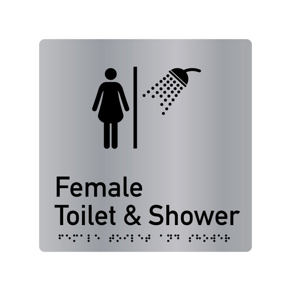 Female Toilet & Shower, SNA Aluminium with Classic design. (AC FTS 317)