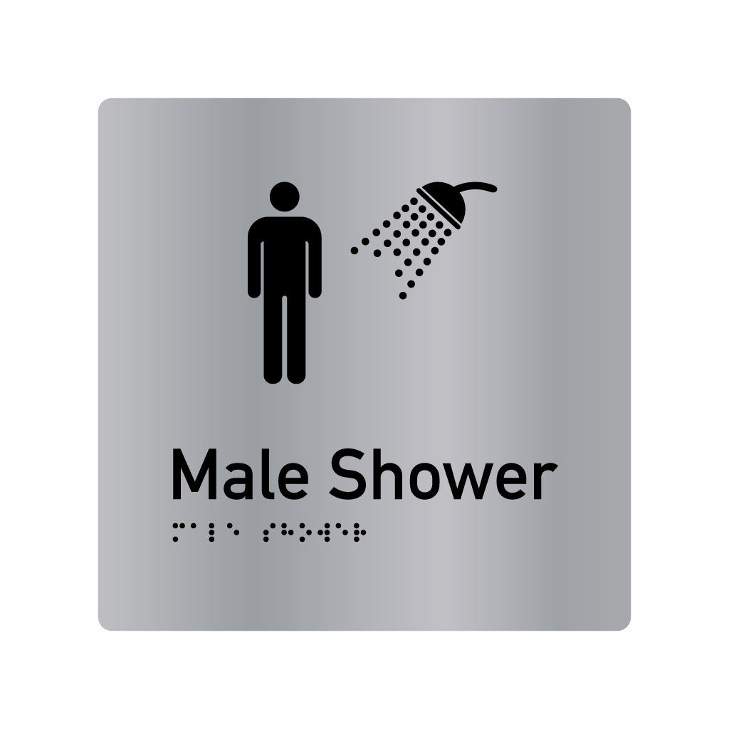 Male Shower, SNA Aluminium with Classic design. (AC MS 326)