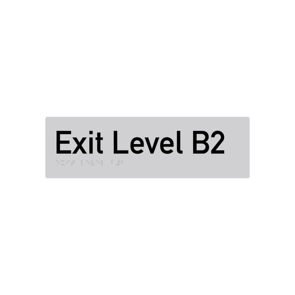 Exit Level B2, SNA Aluminium with Classic design. (B2 Exit Alu)