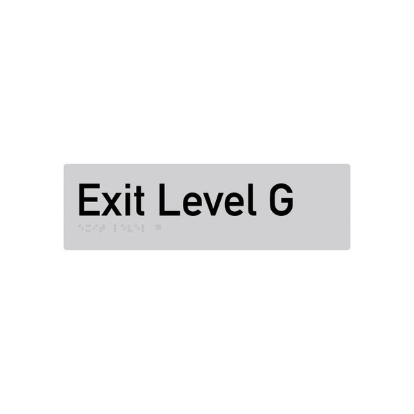 Exit Level G, SNA Aluminium with Classic design. (G Exit Alu)