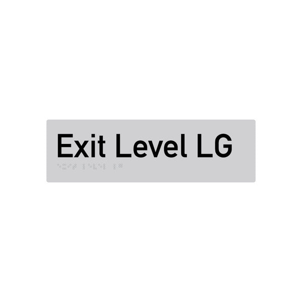 Exit Level LG, SNA Aluminium with Classic design. (LG Exit Alu)